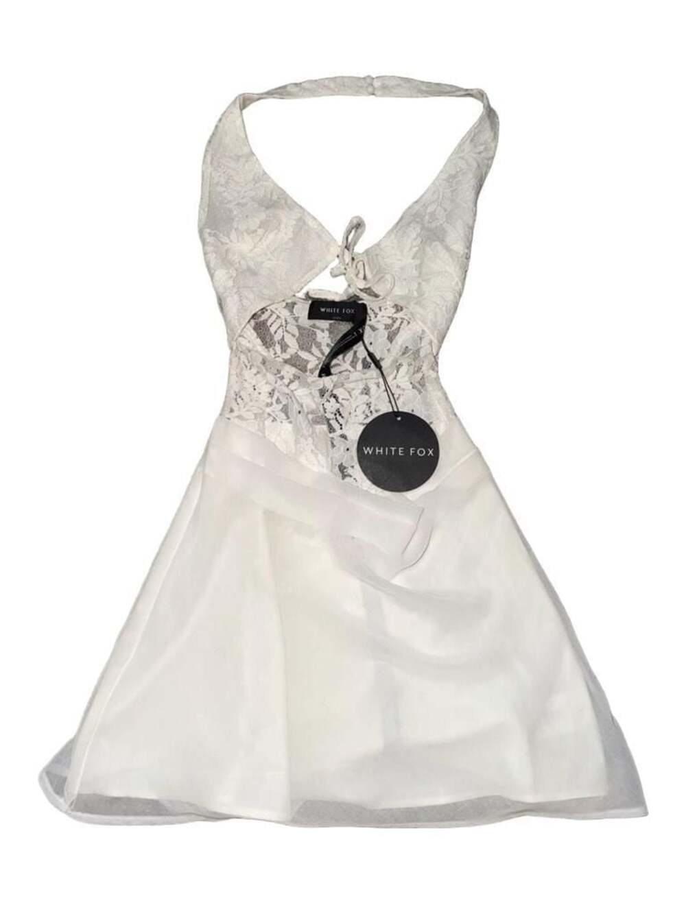 White Fox Diamonds Are Forever Mini Dress in White - Picture 1 of 7